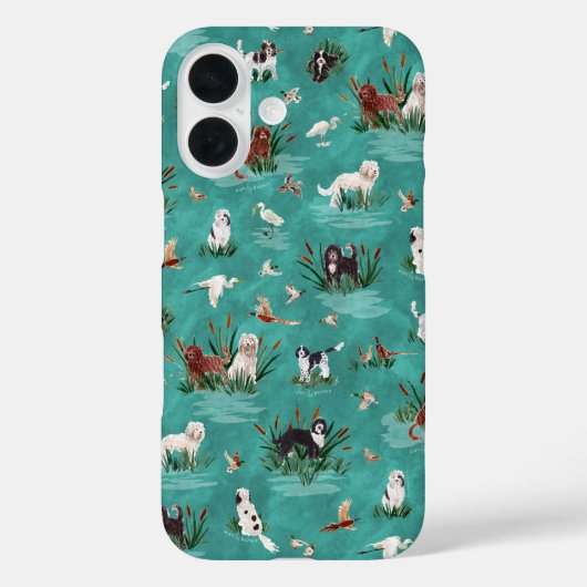 Coques Case-Mate iPhone LES BARBETS Aqua (Verso)