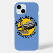 Coques Case-Mate iPhone Les blaireaux n'ont peur de rien (Verso)