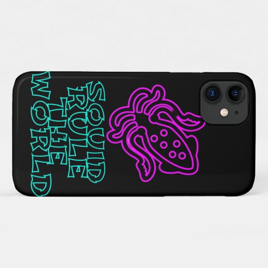 Coques Case-Mate iPhone les calamars dominent le monde (Dos (Horizontal))
