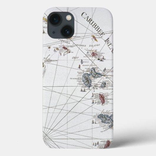 COQUES Case-Mate iPhone LES CARAÏBE : CARTE, 1775 (Verso)