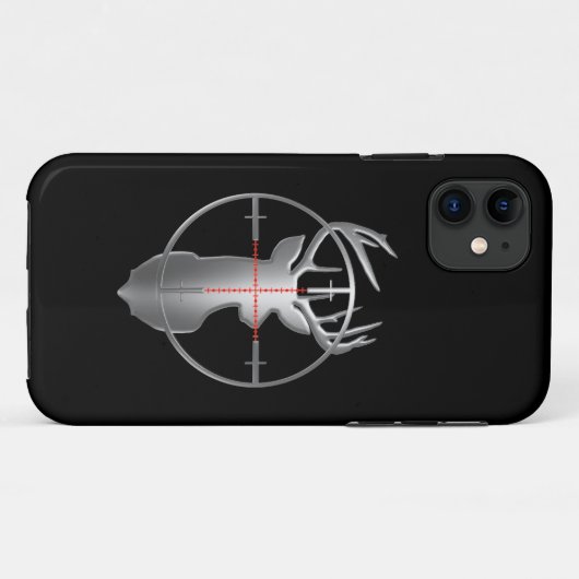 Coques Case-Mate iPhone Les cerfs dans les fosshairs (Dos (Horizontal))