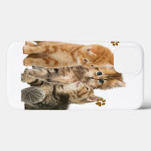 Coques Case-Mate iPhone Les chatons en jeu (Verso (horizontal))