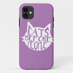 Case-Mate iPhone Case Les chats avant les gens