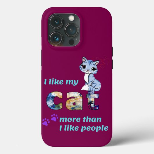 Coques Case-Mate iPhone "Les chats, meilleure compagnie que les hommes" Il (Verso)