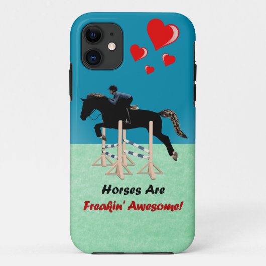 Coques Case-Mate iPhone Les chevaux mignons sont Freakin impressionnant (Dos)
