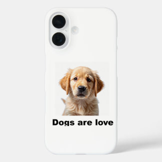 Coques iPhone 16 Les chiens sont Amoureux !