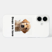 Coques Case-Mate iPhone Les chiens sont Amoureux ! (Verso (horizontal))