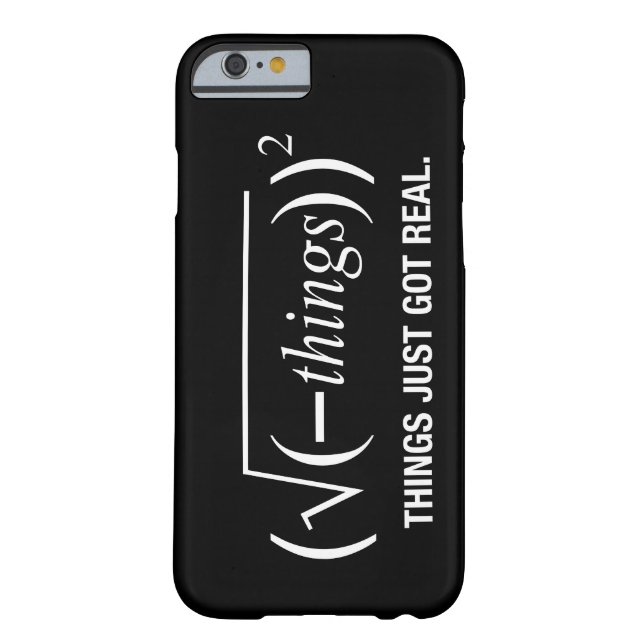 Coques Case-Mate iPhone les choses deviennent réelles (Dos)