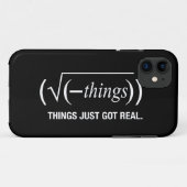 Coques Case-Mate iPhone les choses sont juste devenues vraies (Dos (Horizontal))