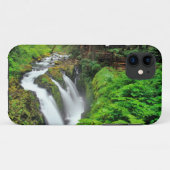 Coques Case-Mate iPhone Les chutes de Sol Duc dans le parc national Olympi (Dos (Horizontal))