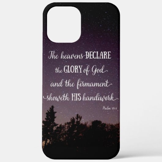 Coques Case-Mate iPhone Les cieux déclarent la gloire de Dieu (Verso)