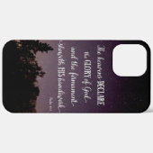 Coques Case-Mate iPhone Les cieux déclarent la gloire de Dieu (Verso / Droite)