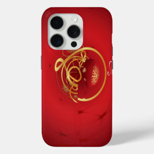 Coque iPhone 15 Pro Les cloches de Noël rouges Jingle ont un beau jour