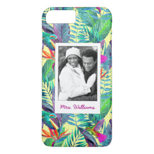 Coques Pour iPhone Les colibris dans la jungle ajoutent votre photo