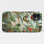 Coques Case-Mate iPhone Les colibris incroyables Image de Ernst Haeckel (Dos (Horizontal))
