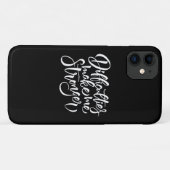 Coques Case-Mate iPhone Les difficultés me rendent plus fort (Dos (Horizontal))
