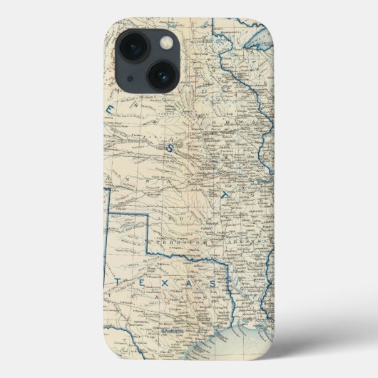 Coques Case-Mate iPhone Les Etats-Unis en décembre 1860 (Verso)