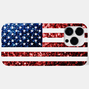 Coque Pour Pour iPhone 14 Pro Max Les Etats-Unis marquent des parties scintillantes