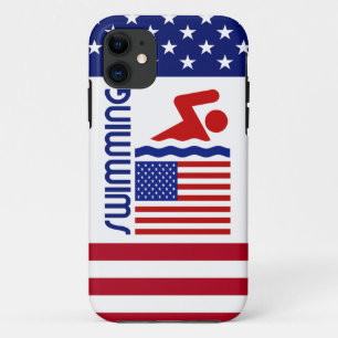 Etui iPhone Case-Mate Les Etats-Unis nageant