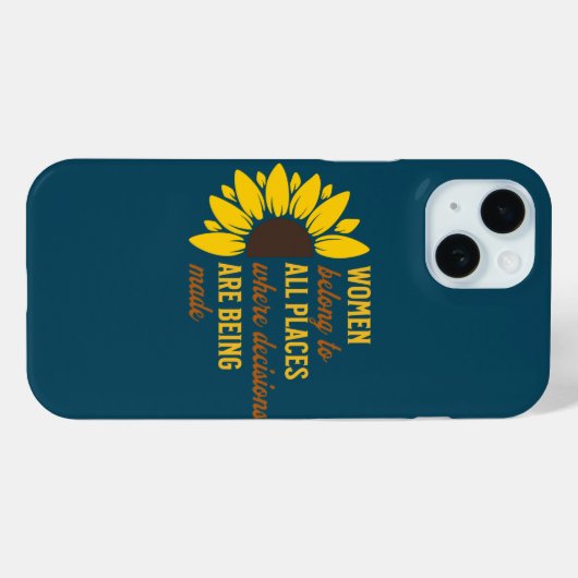 Coques Case-Mate iPhone Les femmes appartiennent à tous les endroits iPhon (Verso (horizontal))