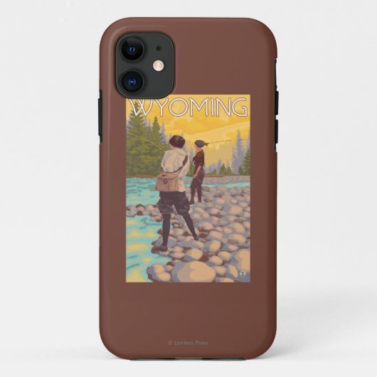 Coques Case-Mate iPhone Les femmes pilotent la pêche - Wyoming (Dos)