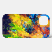 Coques Case-Mate iPhone Les Feuilles de chêne noir soufflent dans le vent (Verso (horizontal))