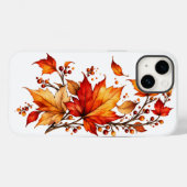 Coques Case-Mate iPhone Les feuilles tombent (Verso (horizontal))