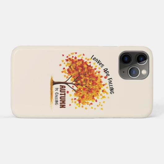 Coques Case-Mate iPhone Les feuilles Tournent, L'Automne Appelle - Chaud A (Dos (Horizontal))