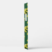 Coques Case-Mate iPhone Les Feuilles verts avec des griffes Motif géométri (Verso / Droite)