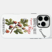 Coques Case-Mate iPhone Les figues biologiques fraîches du jardin tropical (Verso (horizontal))
