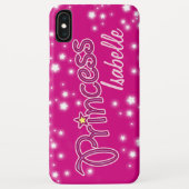Coques Case-Mate iPhone Les filles nommées princesse star graphique (Dos)