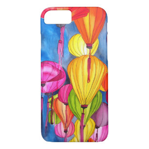 Coques Pour iPhone Les fines aquarelles des lanternes chinoises