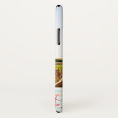 Coques Case-Mate iPhone Les Flamants roses sur des rayures | ajoutent (Dos/Droite)