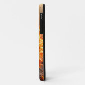 Coques Case-Mate iPhone Les flammes volent autour d'une fleur (Dos/Gauche)