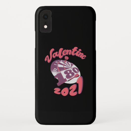 Coques Case-Mate iPhone Les fléchettes sont ma Saint-Valentin 2021 (Dos)