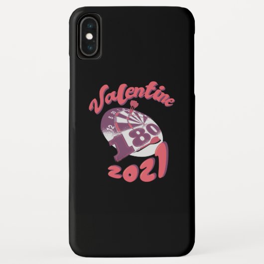 Coques Case-Mate iPhone Les fléchettes sont ma Saint-Valentin 2021 (Dos)