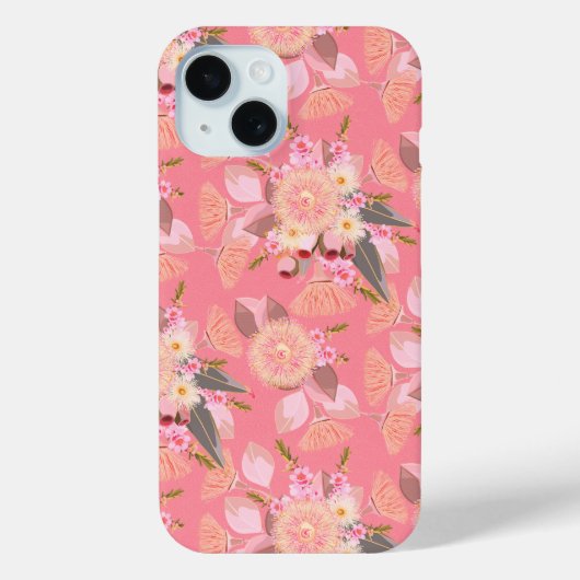 Coques Case-Mate iPhone Les fleurs australiennes d'Eucalyptus (Verso)