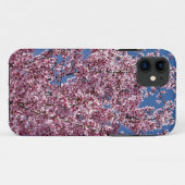 Coques Case-Mate iPhone Les fleurs de cerisiers japonais bleus (Dos (Horizontal))