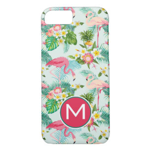 Coque iPhone 8/7 Les fleurs et les oiseaux tropicaux ajoutent