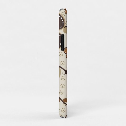 Coques Case-Mate iPhone Les fleurs modernes Abstraites (Dos/Droite)