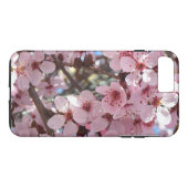 Coques Case-Mate iPhone Les fleurs roses sur l'arbre à fleurs ornemental (Dos (Horizontal))