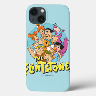 Etui iPhone 13 Les Flintstones et le graphique de famille de