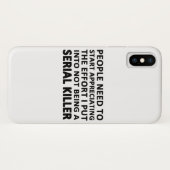 Coques Case-Mate iPhone Les gens doivent commencer à apprécier (Dos (Horizontal))