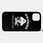Coques Case-Mate iPhone Les Goonies "Ne jamais dire mourir" Pirate Badge (Verso (horizontal))