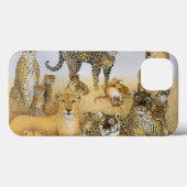 Coques Case-Mate iPhone Les grands chats (Verso (horizontal))