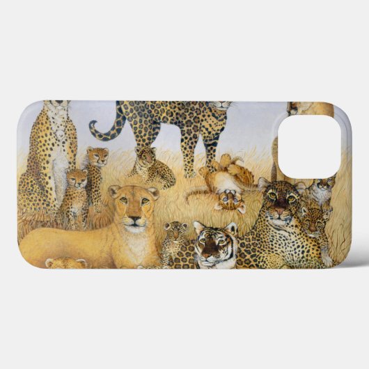 Coques Case-Mate iPhone Les grands chats (Verso (horizontal))