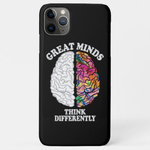 Case-Mate iPhone Case Les grands esprits pensent différemment drôle