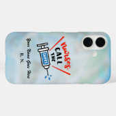 Coques Case-Mate iPhone Les infirmières appellent les chaussures nom et di (Verso (horizontal))