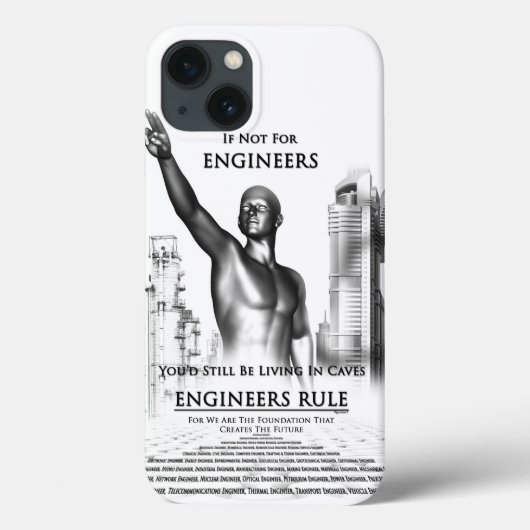 Coques Case-Mate iPhone Les ingénieurs règnent (Verso)