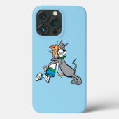 Coques Case-Mate iPhone Les Jetsons | George & Astro Hug (Verso)